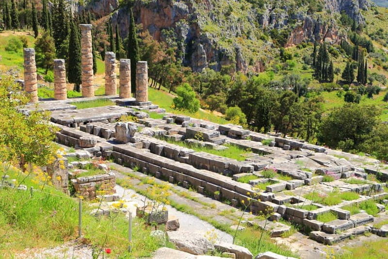 Delphi Site & Museum with Multilingual 3D Audiovisual Tour - Outside Ruins Walk: Theater, Apollo Temple, and the Heart of Delphi