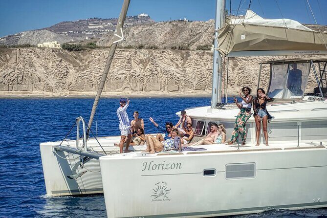 Deluxe Santorini Sailing with BBQ and Drinks Shared Tour - BBQ lunch and unlimited drinks: what’s included, what to watch for