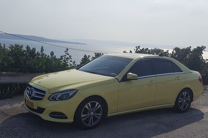 Departure Transfer from Athens City to Piraeus Port - The car comfort: AC, WiFi, water, and less cruise-day stress