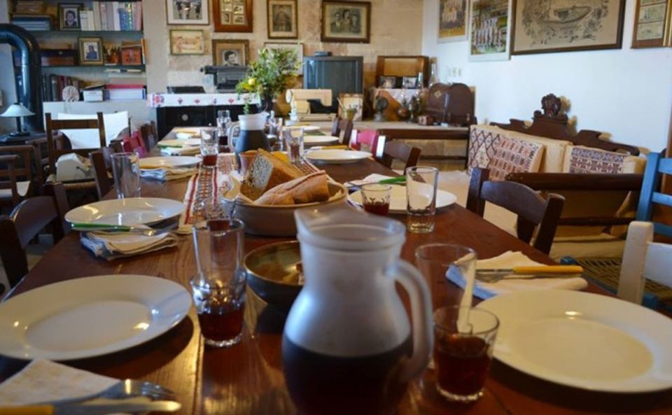 Dining In Rethymno: An Evening Of Cretan Cooking - Cooking beside the outdoor wood oven