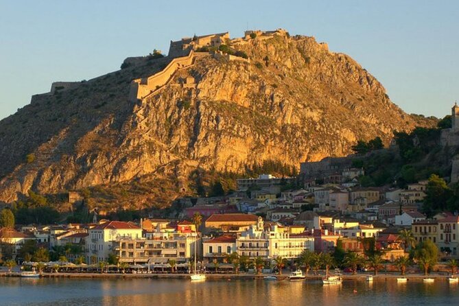 Discover Corinth-Nafplio: All Day Tour Through History and Beauty - Palamidi Castle and the hill above Nafplio