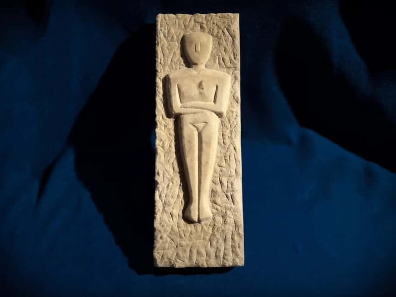 Discover Cycladic Art and Carve Your Own Marble Piece - MarbleArt Athens: carving Cycladic art with your own symbol