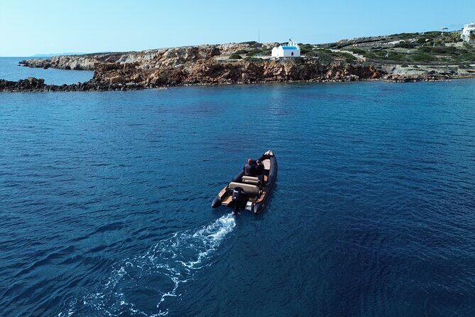 Discover Hidden Gems around Paros | Private Boat Tour - Passing Antiparos caves: scenic photos without the walking