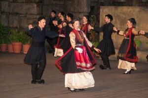 Dora Stratou Greek Dancing Show Skip-the-Line Ticket - Theatre setting in Athens: outdoors, uneven paths, and finding the right entrance