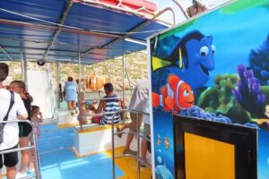 Dory's Glass Bottom Boat Adventure in Pserimos and Pserimos Beach - Timing and what the 2.5 hours feels like on the water