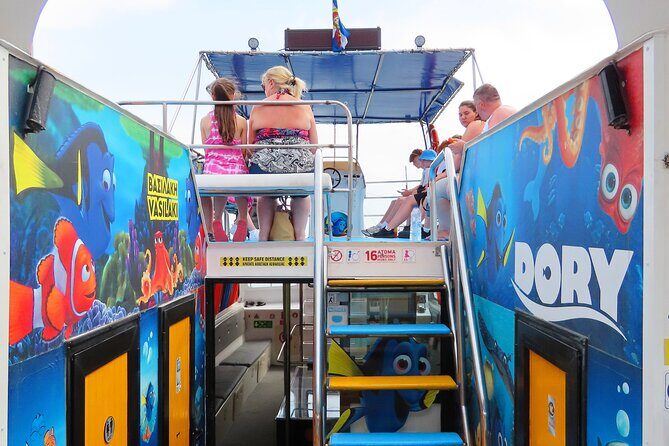 Dory's Glass Bottom Boat Adventure in Pserimos and Pserimos Beach - Kos harbour from sea level: a calm start