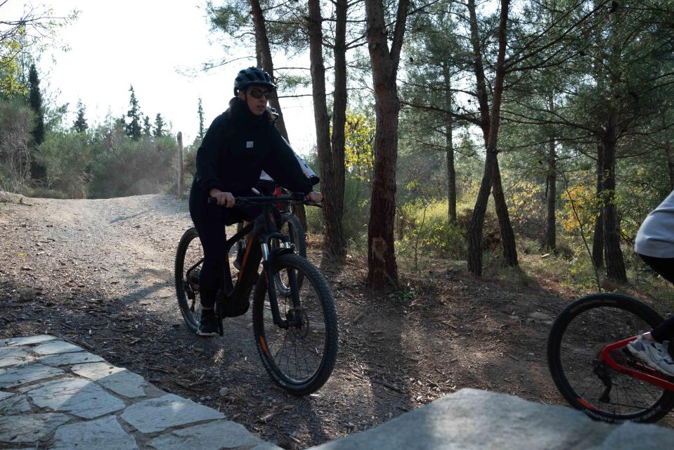 E-Bike Adventure in Thassos Island - Potamia, plane trees, and the old village route