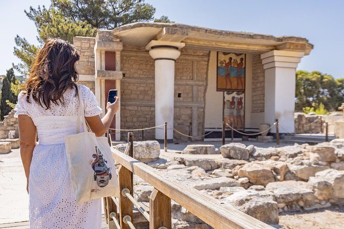 E-Ticket & Audio Tour for Knossos Palace: Unlock Minoan Majesty - Tripartite Shrine: the Snake Goddess and why that imagery shocks (for a reason)