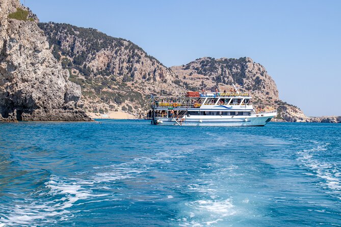 East Coast Bay to Bay Full-Day Boat Trip with Transfers - Anthony Quinn Bay, the calm first stop