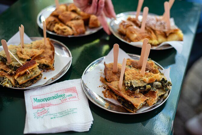Eating Athens: Our Big, Fat, Greek Food Tour - Psiri’s mural square, then handmade bougatsa pies at Bougatsadiko Psirri