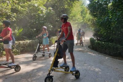 Electric Trikke Tour Adventure in Athens - Racing beside the Panathenaic Stadium