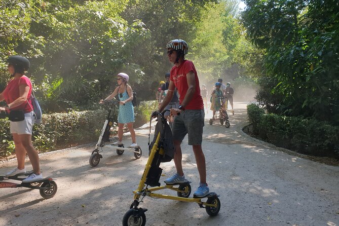 Electric Trikke Tour Adventure in Athens - Racing beside the Panathenaic Stadium