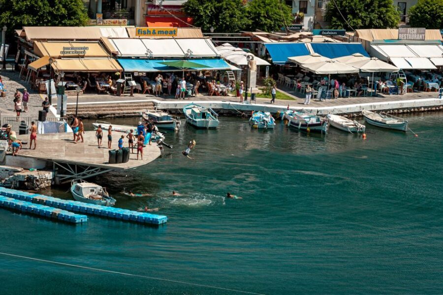 Elounda: Spinalonga Guided Boat Tour with BBQ and Swimming - Spinalonga From Elounda: What This Boat Tour Feels Like