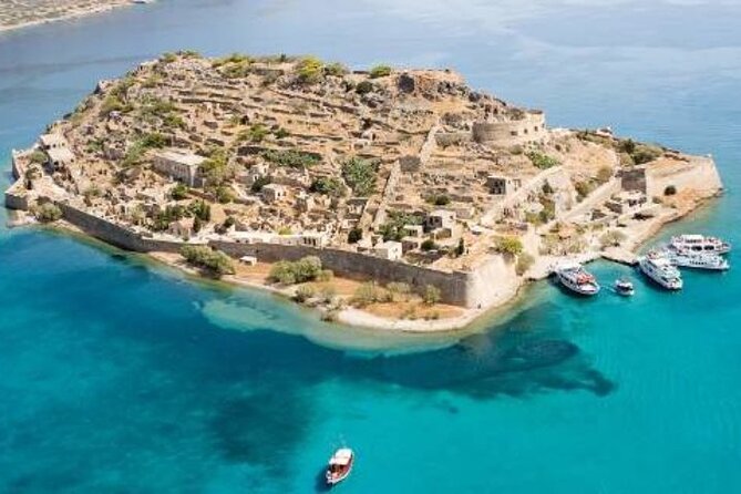 Elounda: Spinalonga Prof. Guided Boat Tour w/ BBQ + Swimming - Spinalonga: fort, settlement, and leper colony