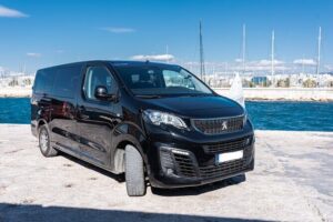 Elysium Transfer & Rental Services, Greece - The minivan ride: luggage rules, safety, and kid-friendly setup