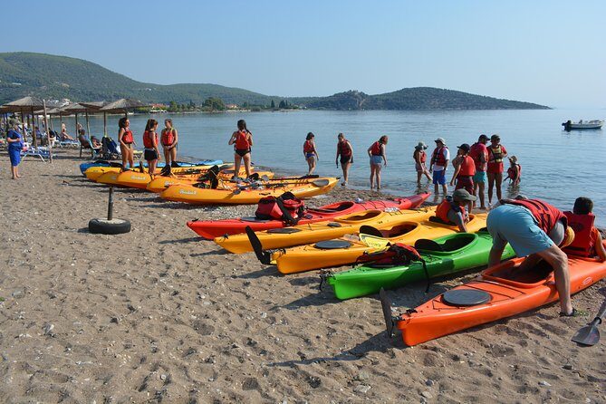 Epidavros sea kayak at the Ancient sunken city tour, small ancient theater - Sea kayaking effort level: short paddles, big views, and the reality of a learning curve