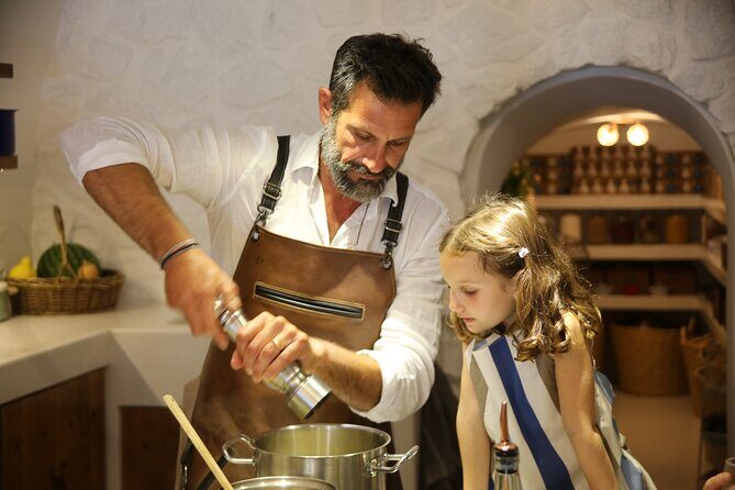 Exclusive Cooking Experience in our Cave Home by Petra Kouzina - Hands-On Greek Cooking: learning five traditional dishes with George and Paula