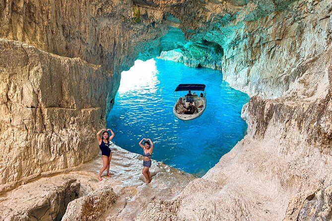 Exclusive Shipwreck & Blue caves Tour : Up to 10 guests - Blue Caves at the right pace: photos, swimming, and caves