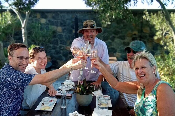 Experience Santorini Award-Winning Wineries with Sunset & snacks. - A Small Group (Max 10) Changes the Whole Wine Tasting Dynamic