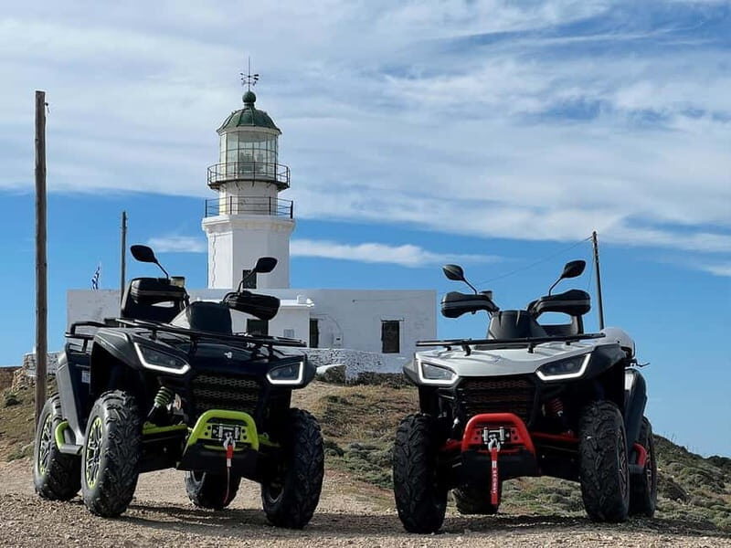 Explore Mykonos Island with a 650cc ATV / QUAD Tour - Fokos Beach: An Unspoiled Natural Stop Where Time Can Tighten