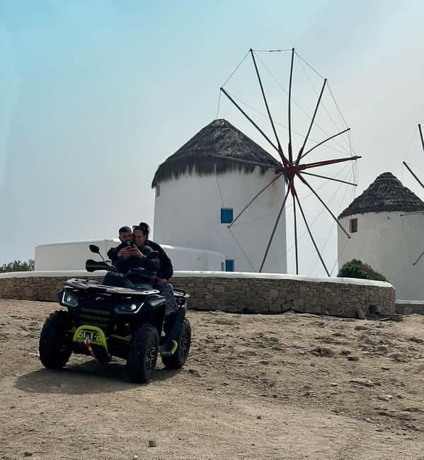 Explore Mykonos Island with a 650cc ATV / QUAD Tour - Spilia Agia Anna: Photo-Friendly Stops and a Rider-Friendly Pace