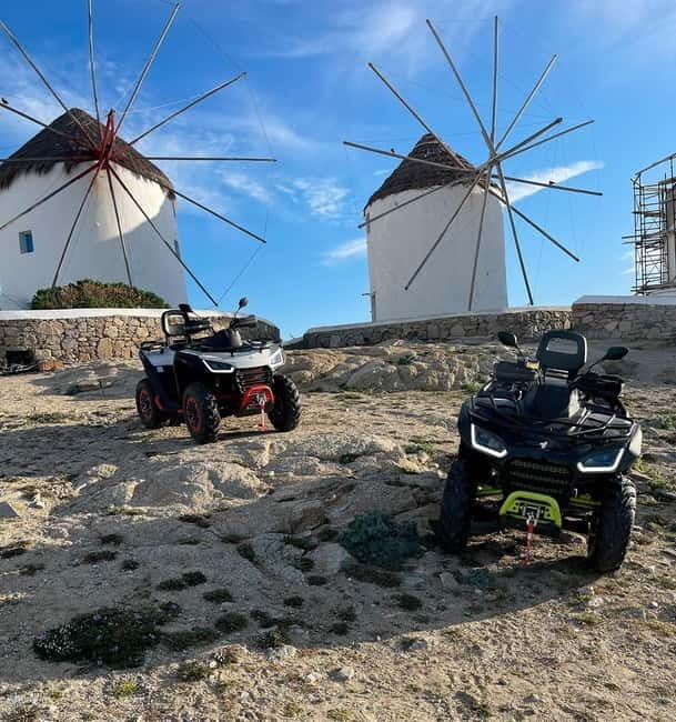 Explore Mykonos Island with a 650cc ATV / QUAD Tour - Guides Who Make the Difference: Konstantinos and Nestor