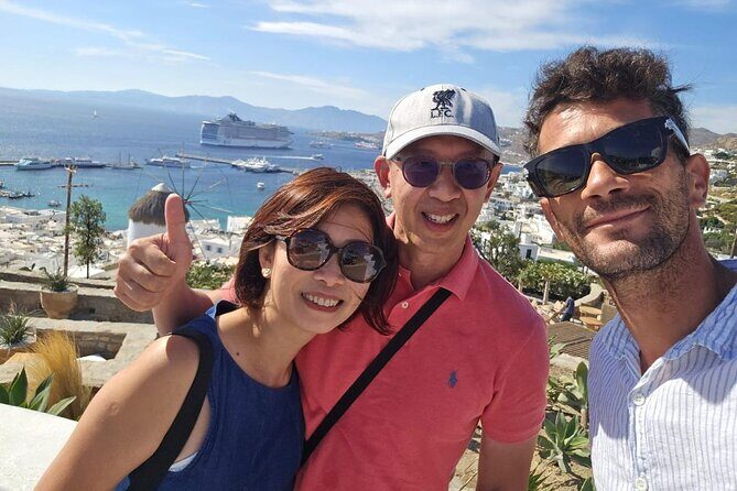 Explore Mykonos with local guide and Jeep Renegade Private Tour - Panormos: a quieter beach break with a fast photo stop
