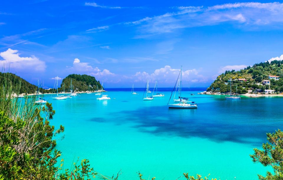 Explore Paxos & Antipaxos with Fiori boat - Private Tour - Leaving Corfu for the Ionian Sea
