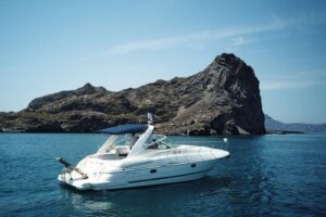 Explore Santorini’s volcano with Alex Private Boat Rental - Meeting at Fira Old Port: Fast Start, Calm Energy