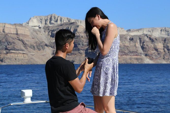 Explore Santorini’s volcano with Alex Private Boat Rental - Nea Kameni Hot Springs: Warm Water and the Sulfur Reality Check