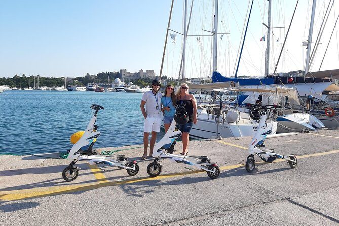 Explore the new town and the medieval town of Rhodes on scooters - 3 hours - What can slow you down: bumpy surfaces, time limits, and wind
