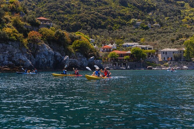 FAKISTRA SEA CAVES Kayak Tour in Pelion - The paddle back to Damouchari