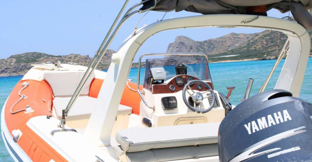 Falasarna: Balos Beach & Gramvousa Island Private RIB Cruise - Leaving Falassarna for Balos Lagoon