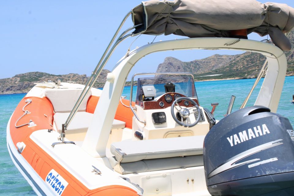 Falasarna: Balos Beach & Gramvousa Island Private RIB Cruise - One hour at Balos Lagoon