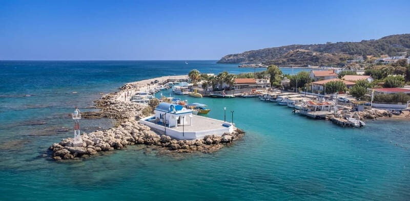Faliraki: Boat Trip to Afandou Caves, Anthony Quinn & Ladiko - The Open Bar: Drinks Included, Just Don’t Let Them Run Your Day