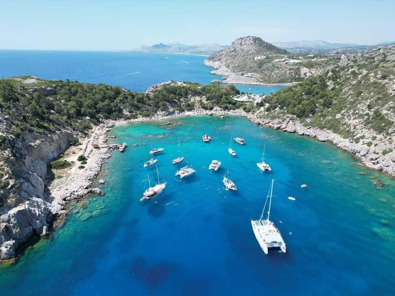 Faliraki: Boat Trip to Afandou Caves, Anthony Quinn & Ladiko - Board Setup: A Small Boat Feel Without the Chaos