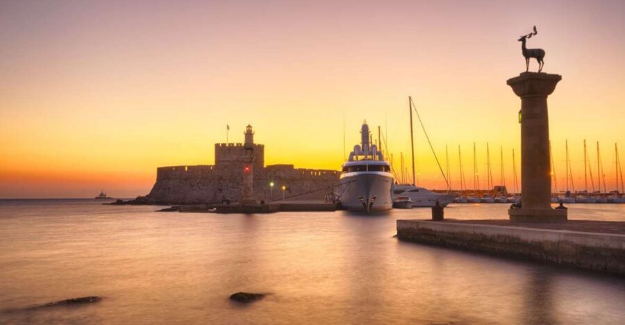 Faliraki: Evening RIB Cruise with Champagne and Sunset Views - How the route unfolds: east coast to quiet western bays