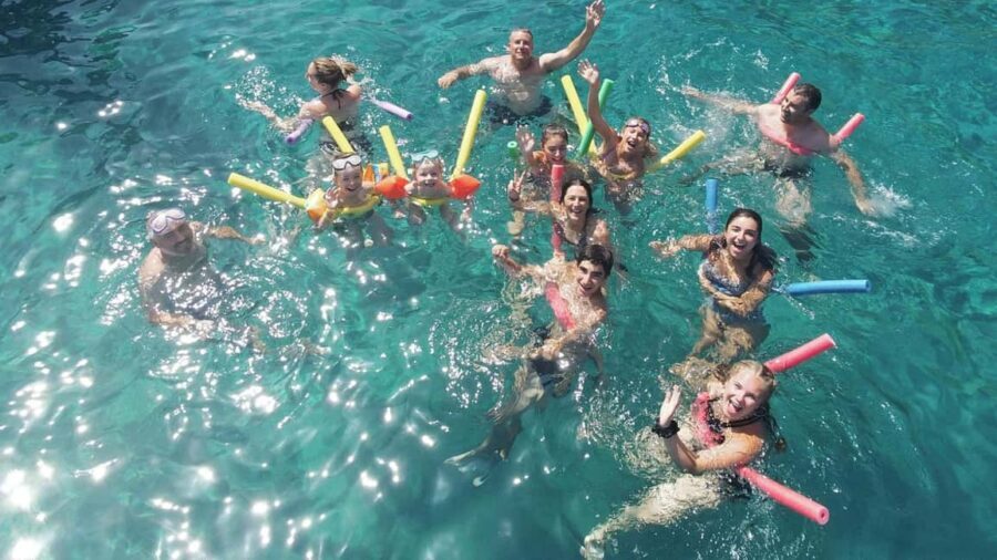 Faliraki: Lindos Boat Cruise with Swim stops & Free Time - Anthony Quinn Bay Swim Stop: A Famous Rhodes View, Short and Sweet