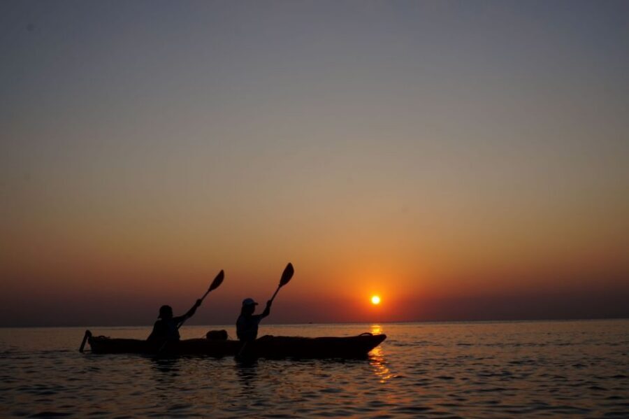 Faliraki: Sunrise Sea Kayaking Experience with Breakfast - What to bring for comfort: water shoes matter more than you think