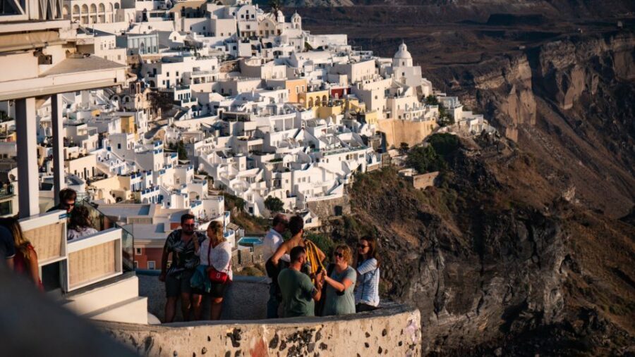 Fira: Walking Tour with Cable Car Ride - Donkey-road segments: seeing the island’s older transport routes