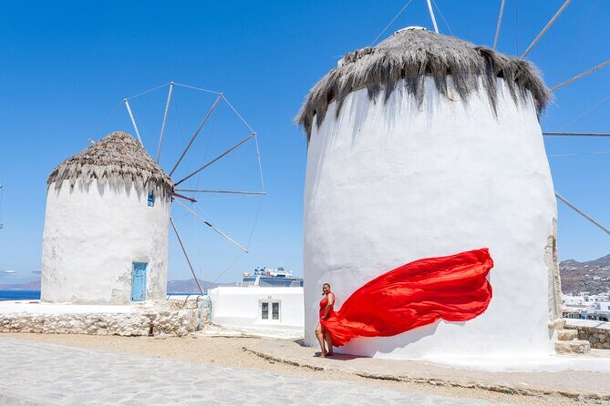 Flying Dress Mykonos Photoshoot - Choosing Your Flymyk Color (and Avoiding Outfit Regrets)