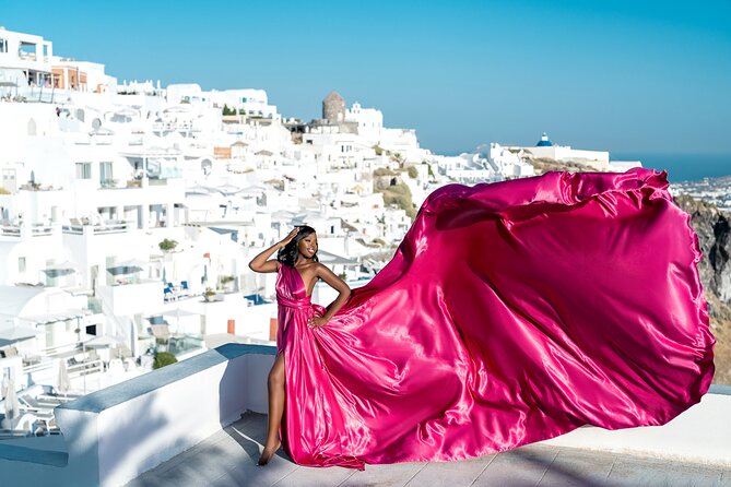 Flying Dress © Photoshoot in Santorini: Mr. President Package - Who will enjoy this most