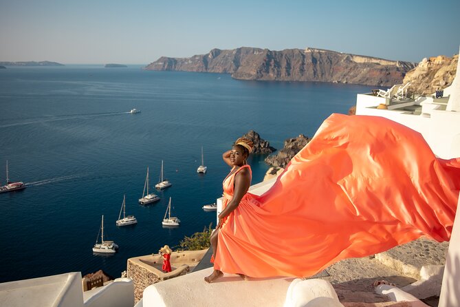 Flying Dress Photoshooting Santorini - What the $476.57 Price Really Buys