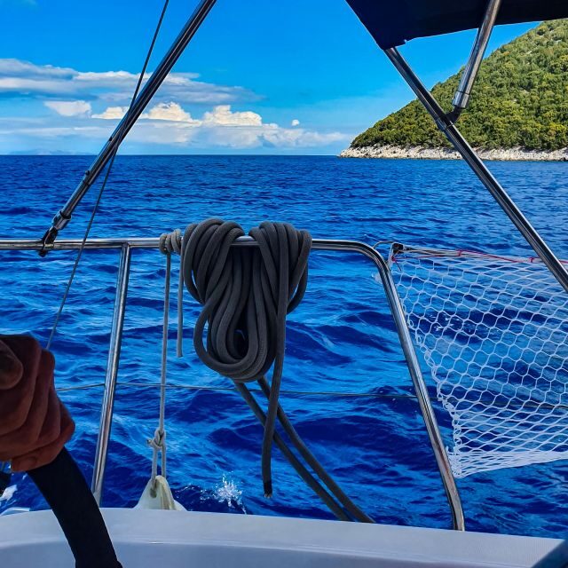 From Agia Efimia: All Inclusive Sailing Day Trip to Ithaca - Gidaki Beach Swim Stop: Crystal Water and Hands-On Fun