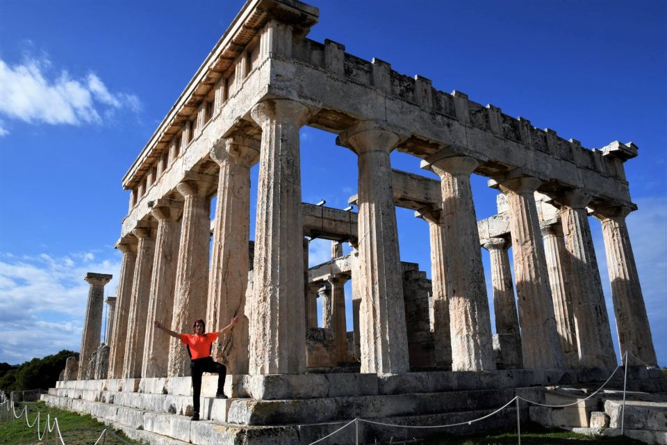 From Athens: Aegina Island E-Bike Tour with Ferry Tickets - The Sanctuary of Aphaia on the hill