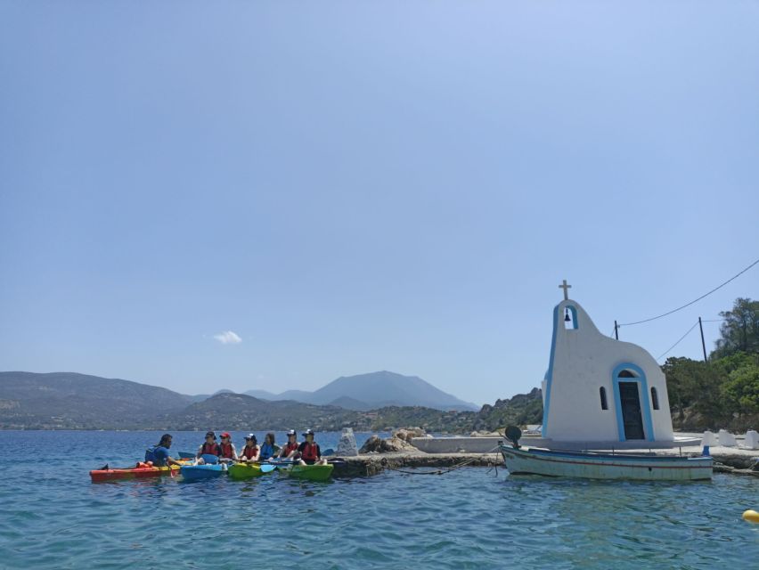From Athens: Corinthian Gulf Guided Sea Kayaking Tour - Entering the seal cave by kayak