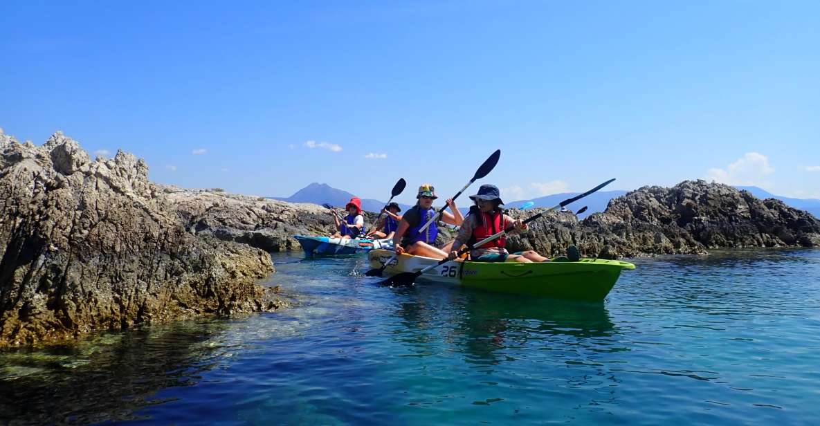 From Athens: Corinthian Gulf Guided Sea Kayaking Tour - Following the rocks to X Beach