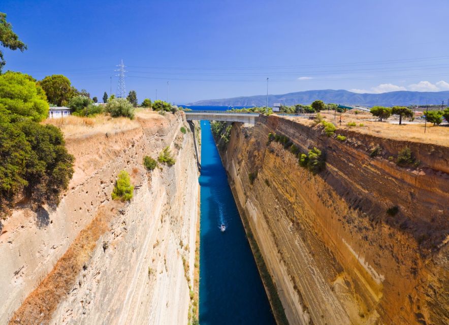 From Athens: Full-Day Tour of Peloponnese - The Corinth Canal makes a sharp opening stop