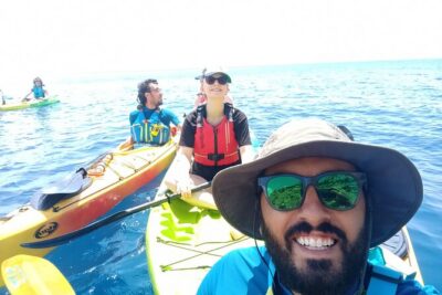 From Athens Half Day Sea Kayak Tour at the Corinthian Gulf - Starting at Strava Beach and heading toward the Seal Cave
