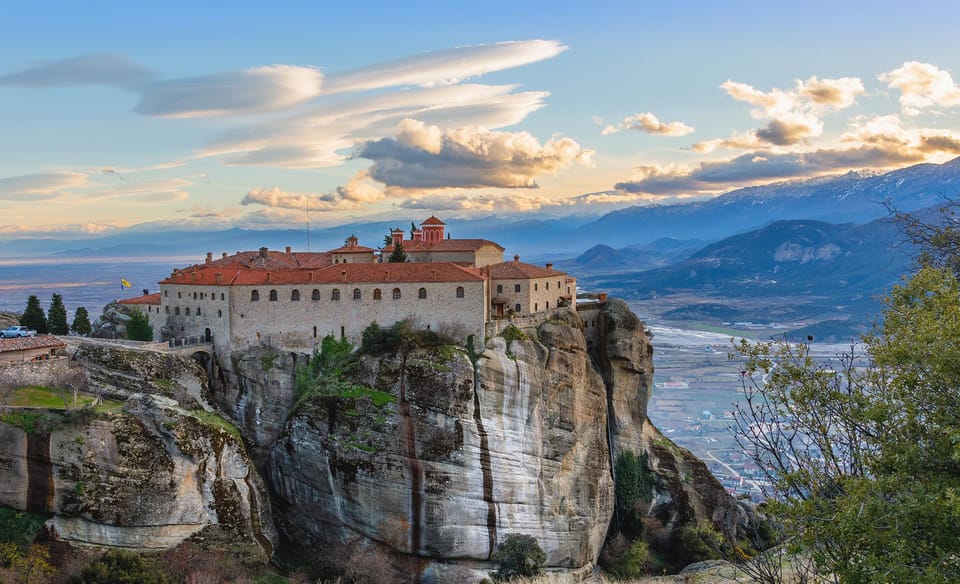 From Athens: Meteora Full-Day Trip with Guide on Luxury Bus - Entering three medieval monasteries